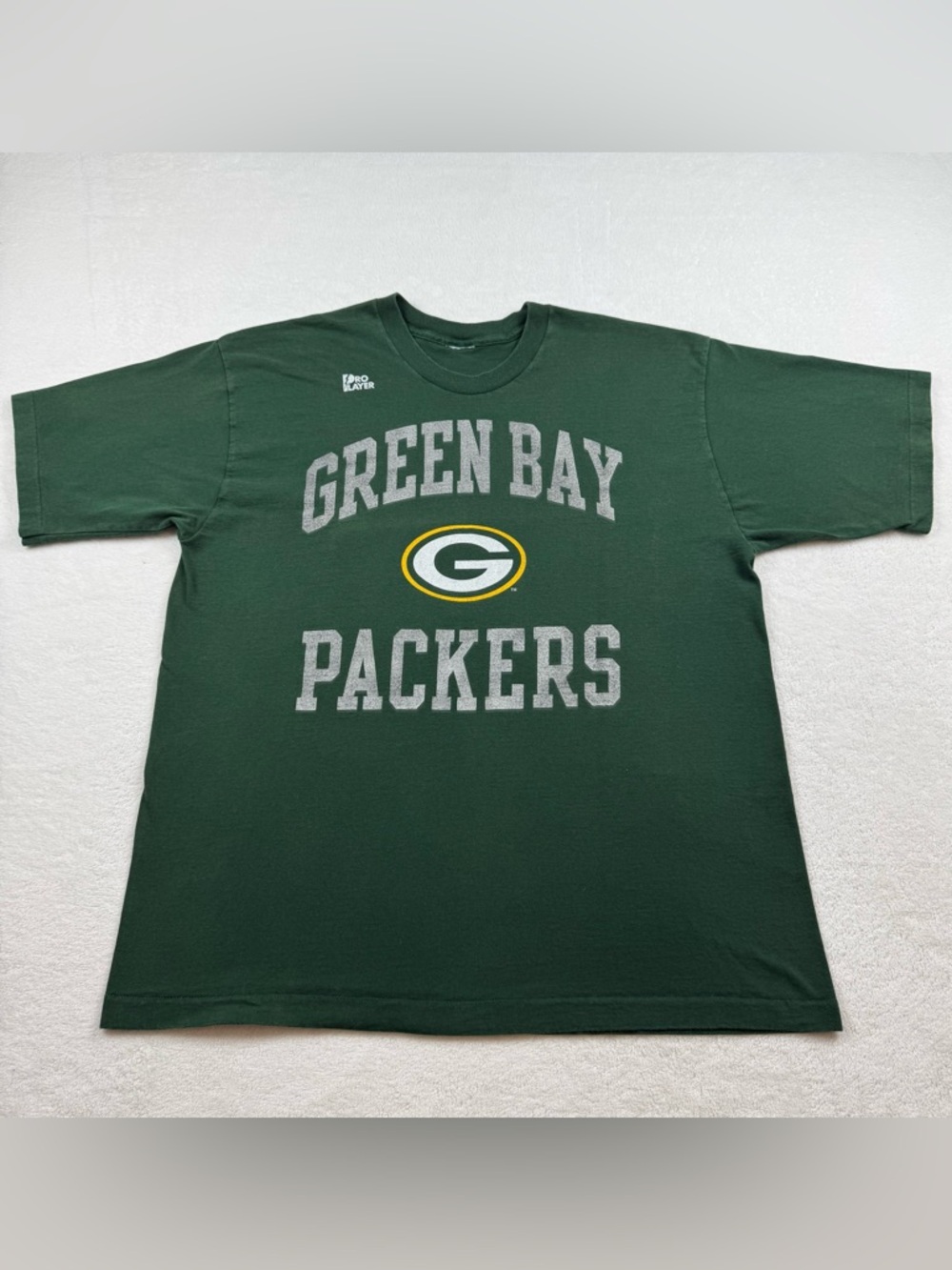 Vintage 90s Green Bay packers Prolayer t-shirt men’s size XL green single stitch
